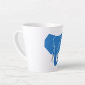 シンプル象ラテマグ カフェラテマグ (左アングル)