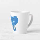 シンプル象ラテマグ カフェラテマグ (右アングル)