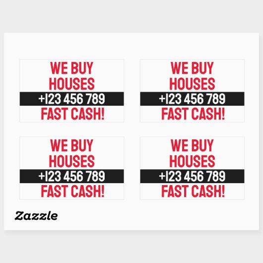 シンプル買実在財団投資事業Weハウス 長方形シール (シート)