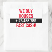 シンプル買実在財団投資事業Weハウス 長方形シール (バッグ)