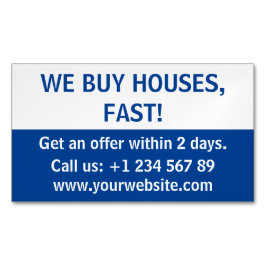 シンプル買実在Estate Investor Weハウス マグネット名刺