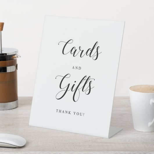 シンプル贈り物用の表札  台座サイン (インサイチュ)