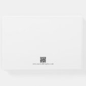 シンプル赤と白エレガントさくらんぼ結婚ズ ゲストブック (裏面)