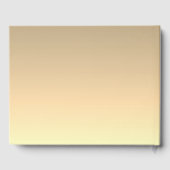 シンプル赤と金ゴールドエレガントな結婚式 ゲストブック (裏面)