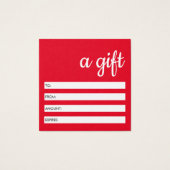 シンプル赤エレガント白サロン (裏面)