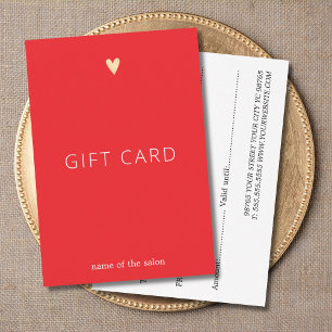 シンプル赤エレガント白金ゴールドハート美しい