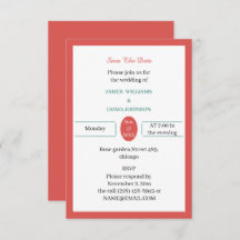 シンプル赤パーソナライズされた