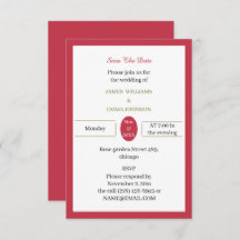 シンプル赤パーソナライズされた