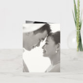 シンプル赤二重モダン幸せ中国の結婚の 招待状 (裏面)