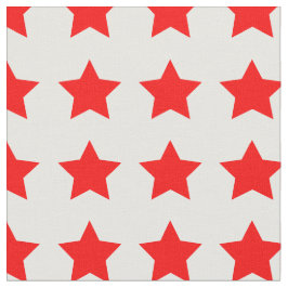 シンプル赤星模様 ファブリック