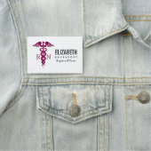 シンプル赤血球登録ナースRN記号 名札 (インサイチュ)