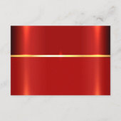 シンプル赤詳細エンクロージャカード エンクロージャーカード (裏面)