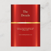 シンプル赤詳細エンクロージャカード エンクロージャーカード (正面)