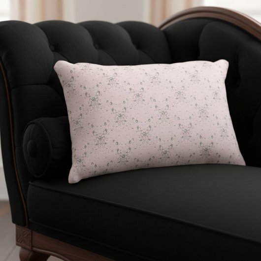 シンプル赤面エレガントピンクグリッターパターン アクセントクッション