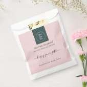 シンプル赤面モダンピンクザロゴ抱き枕 フェイバーバッグ (封をした状態)