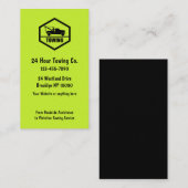 シンプル車のはっきりした牽引名刺 名刺 (正面/裏面)