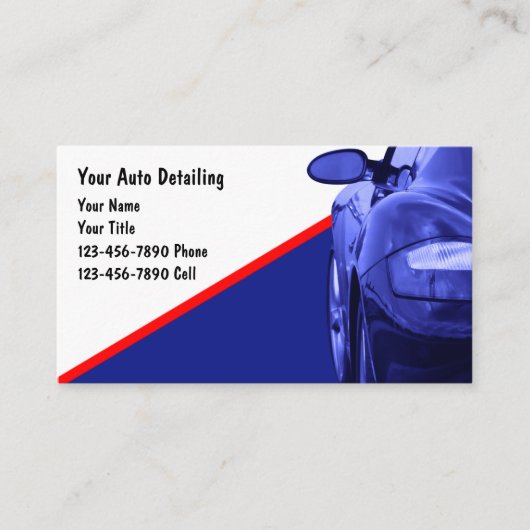 シンプル車の名刺 名刺 (正面)