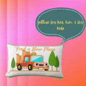 シンプル車の車の車輪の小さな車の腰枕 ランバークッション