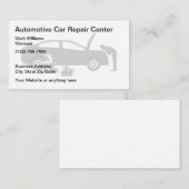 シンプル車の車修理サービス 名刺 (正面/裏面)