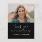 シンプル追悼写真 ポストカード (正面)