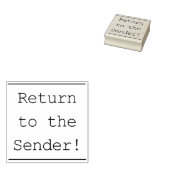 シンプル送信者に戻る! ゴム印 (押印)