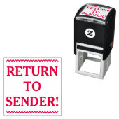 シンプル送信者に戻る! ゴム印 セルフインキングスタンプ (インサイチュ)