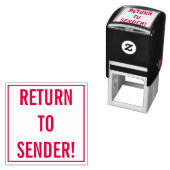 シンプル送信者に戻る! ゴム印 セルフインキングスタンプ (インサイチュ)