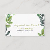 シンプル造園名刺 名刺 (正面)