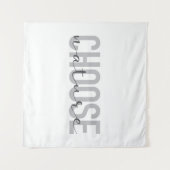 シンプル都市モダンデザイン自然の選択 タペストリー (正面(横))