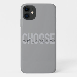 シンプル都市モダンデザイン選択アカッコいいメリカ iPhone 11 ケース