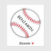 シンプル野球ファンスポーツ名 シール (シート)