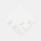 シンプル野草 | ホワイトナプキンス 縁ありカクテルナプキン (角)