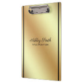 シンプル金ゴールドの背景 クリップボード (左)