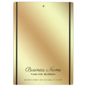 シンプル金ゴールドの背景 クリップボード (裏面)