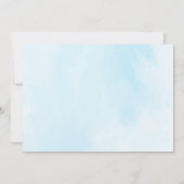 シンプル金ゴールドエレガントクロス洗礼写真 招待状 (裏面)