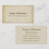 シンプル金ゴールドグランジモダンプロフェッショナル 名刺 (正面/裏面)