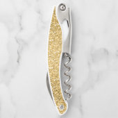 シンプル金ゴールドグリッター ソムリエナイフ (裏面)