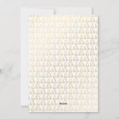 シンプル金ゴールドスエレガントクリススクリプトMerry Christmas写真 シーズンカード (裏面)