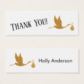 シンプル金ゴールドストークフェイク挿入カード (正面&裏面)