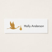 シンプル金ゴールドストークフェイク挿入カード (裏面)