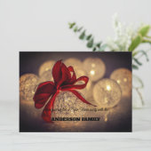 シンプル金ゴールドハッピーニューイヤーカード 招待状 (スタンド正面)