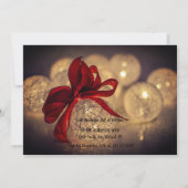 シンプル金ゴールドハッピーニューイヤーカード 招待状 (裏面)