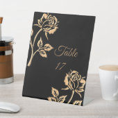 シンプル金ゴールドバラ 台座サイン (インサイチュ)