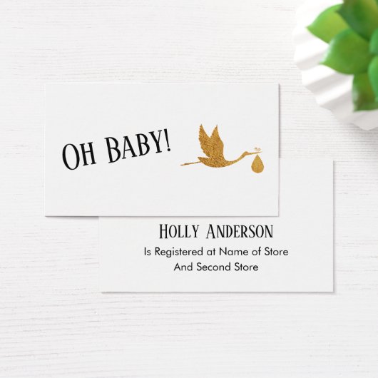 シンプル金ゴールドフェイクストークギフト登録格納装置 (デスク)