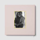 シンプル金ゴールドフレ結婚ームの写真 ゲストブック (裏面)