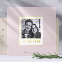 シンプル金ゴールドフレ結婚ームの写真 ゲストブック