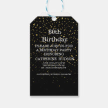 シンプル金ゴールドブラック60歳の誕生日