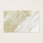 シンプル金ゴールドミニマルベビー名候補カード (裏面)