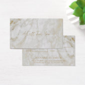 シンプル金ゴールドモダン大理石エレガントギフト証明書 (デスク)