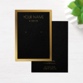 シンプル金ゴールド付きブラックイヤリング表示カー縁どド (デスク)